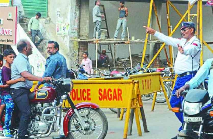 sagar traffic police