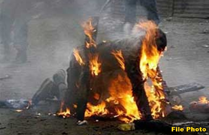 bamori youth burnt alive