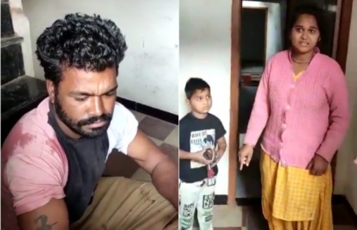 dhar capture wife and son