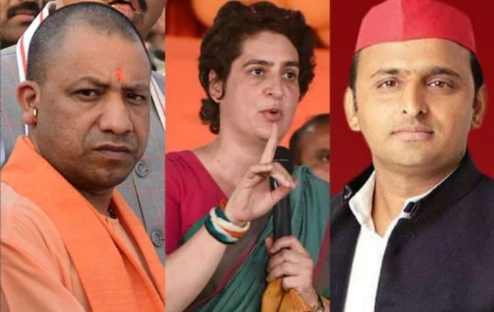 yogi-akhilesh-and-priyanka