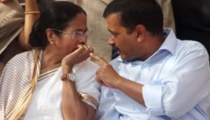 mamta banerjee and arvind kejriwal