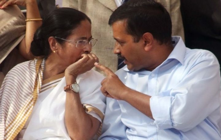 mamta banerjee and arvind kejriwal