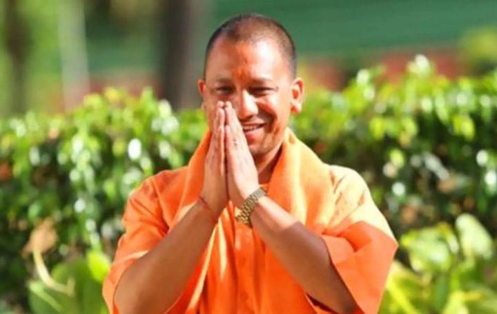 yogi-adityanath-swearning in ceremony