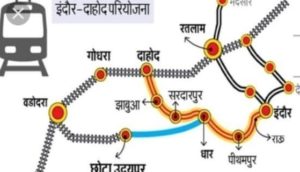 gunawad to dhar rail line