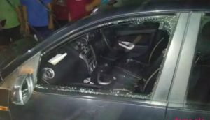 car glass breaking