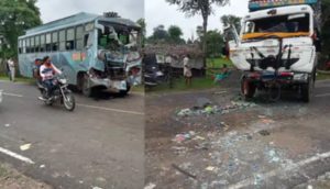 bhopal bus dumper accident
