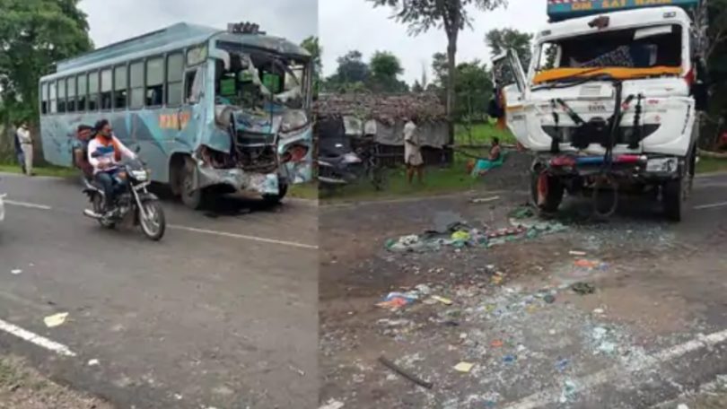 bhopal bus dumper accident