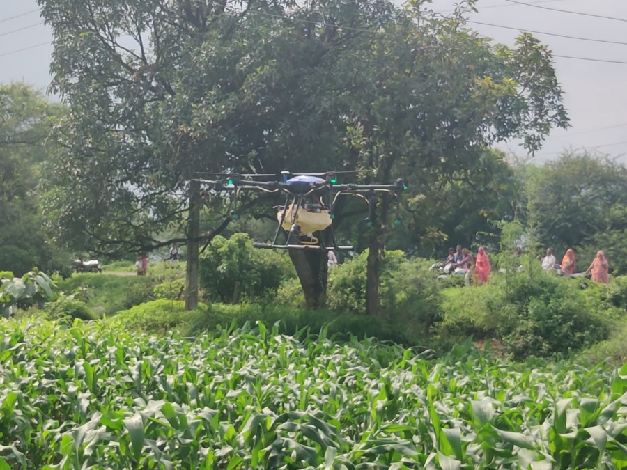 drone spray dhar