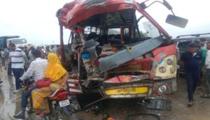 bhind gwalior bus accident