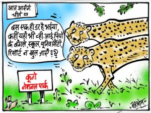 cartoon on kuno cheetah