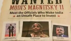 Wall Street Journal Hideout of propaganda against India, target of anti-Modi politics
