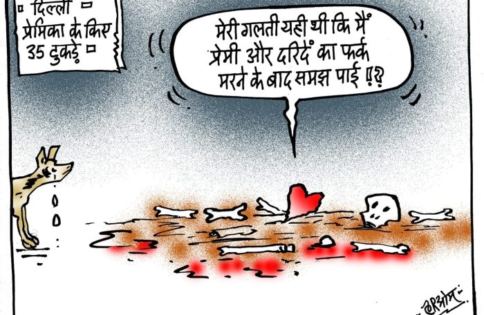 cartoon on delhi love murder