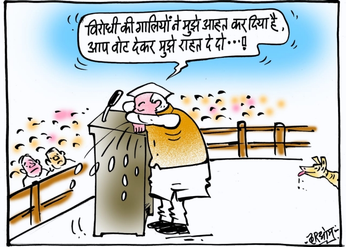 cartoon on insult of leaders