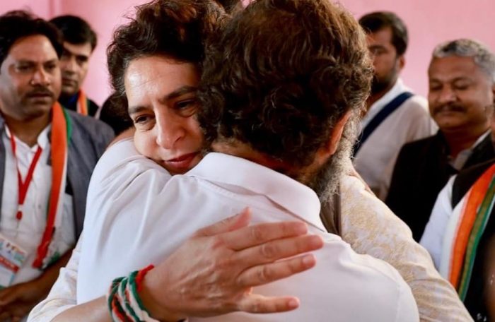 priyanka gandhi with rahul gandhi