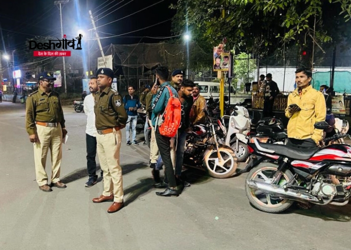 dhar police check point
