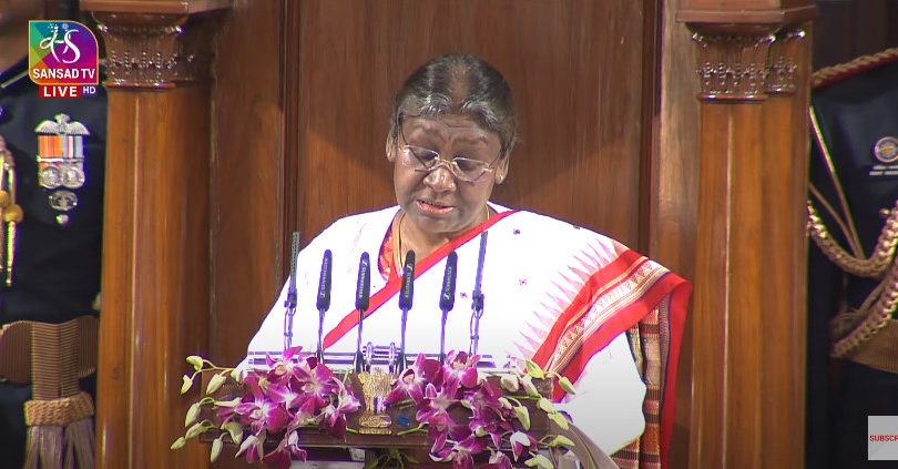 President Draupadi Murmu's speech before the budget session: Deshgaon News