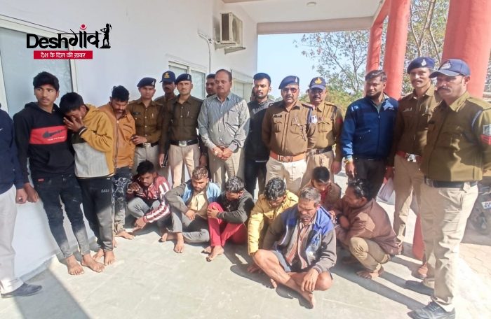 dhar warehouse theft gang busted