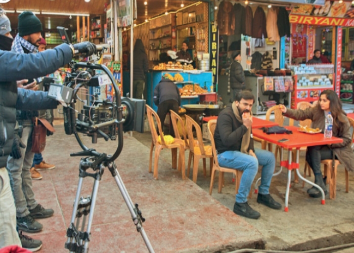film shooting in kashmir