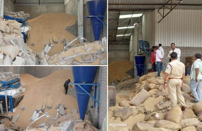 seoni rice mill wall collapse