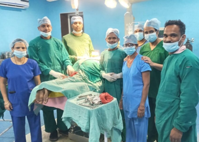 spine surgery in dhar district hospital