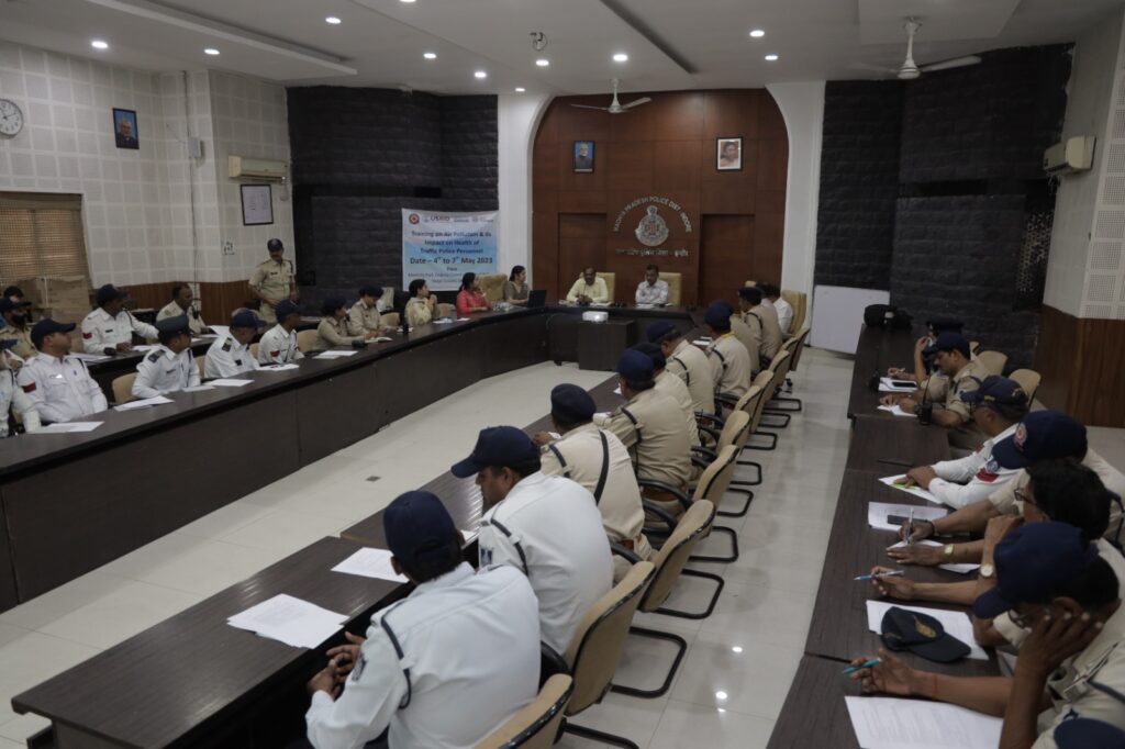 indore traffice police training program