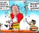 cartoon on pilot and gehlot tussle