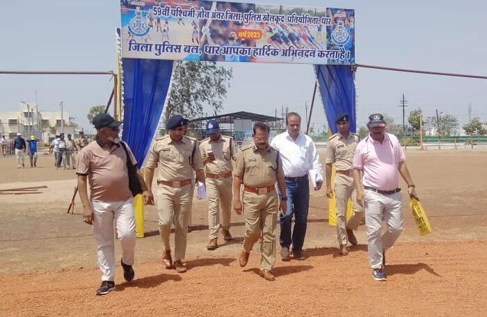 dhar sports meet police