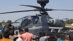 iaf apache helicopter emergency landing in bhind