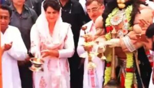 priyanka gandhi worship