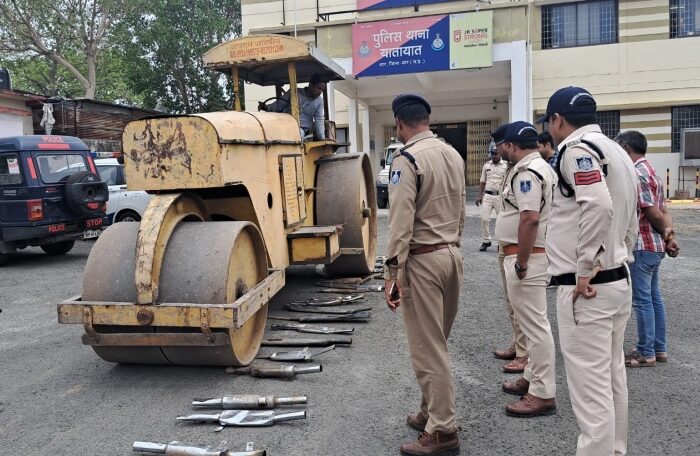 bulldozer on bullet silencer