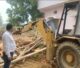 bulldozer ransacked bjp worker house