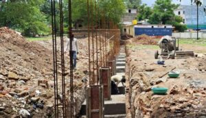 dhar new bus stand construction work
