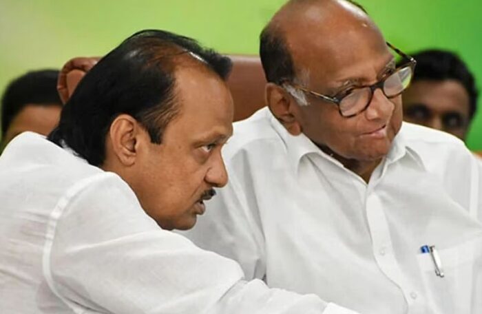 sharad pawar with ajit pawar