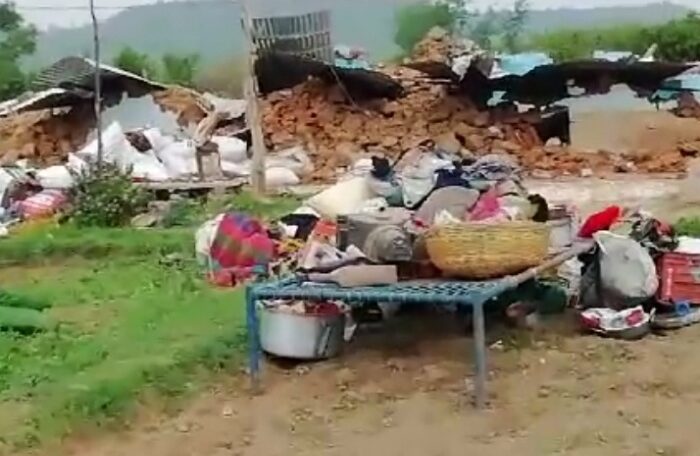 shivpuri bulldozer on dalit atrocity accused